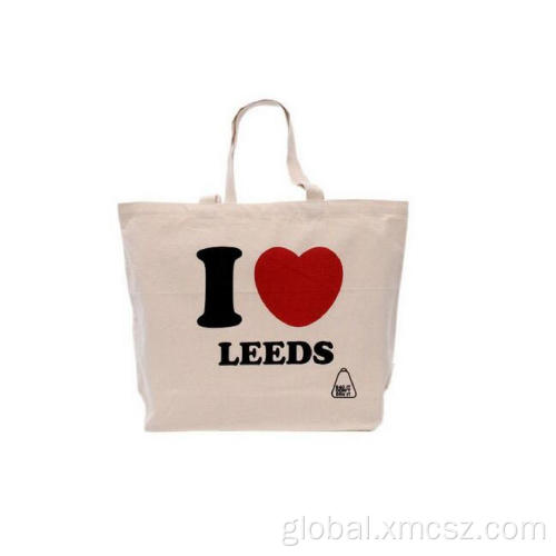 Cotton Canvas Bag Bicycle love gift white tote bag with handle Manufactory
